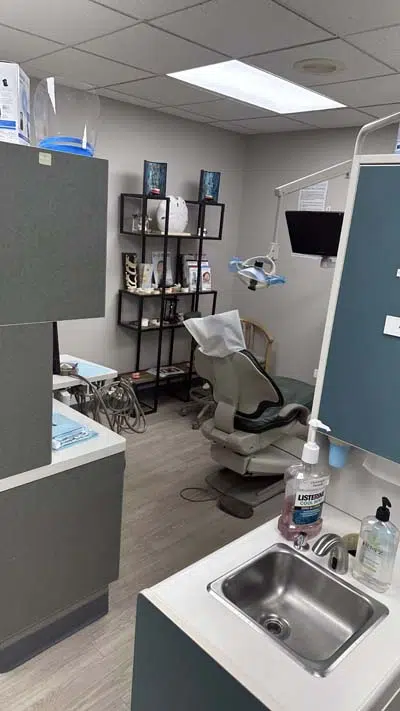 One of the treatment rooms at Innovative Dental Ideas in Hilliard, OH